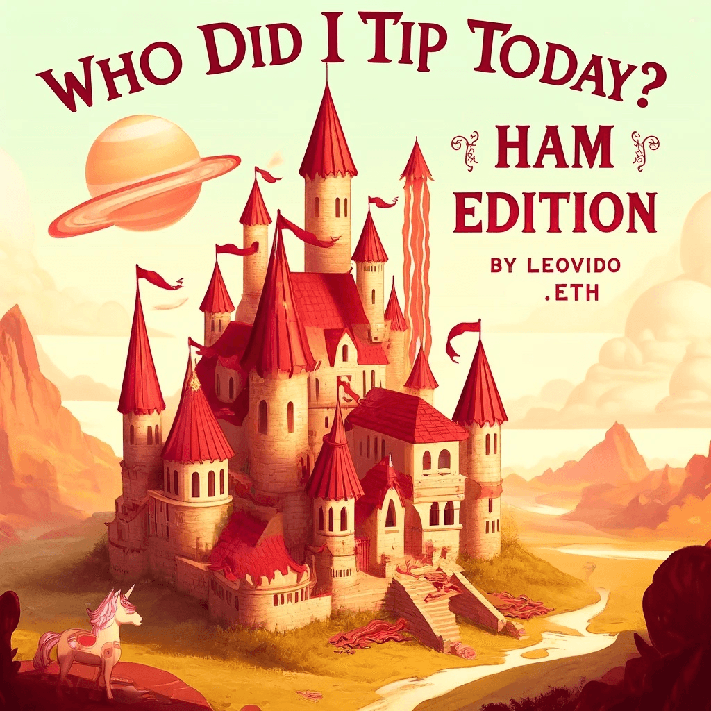 Who did I tip? Ham 🍖 edition